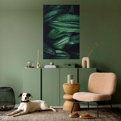 Poster verticale staccabile e attaccabile LUSH DROPLET DANCE