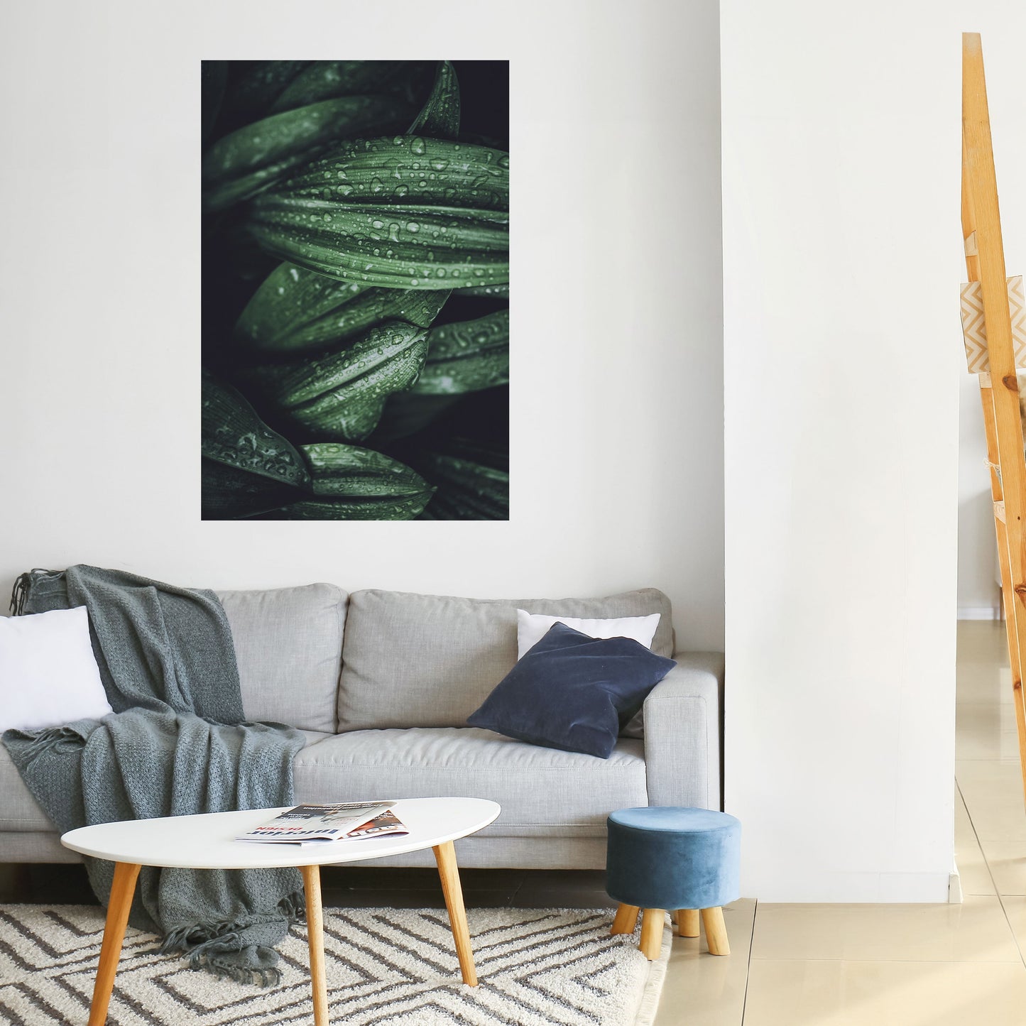 Poster verticale staccabile e attaccabile LUSH DROPLET DANCE