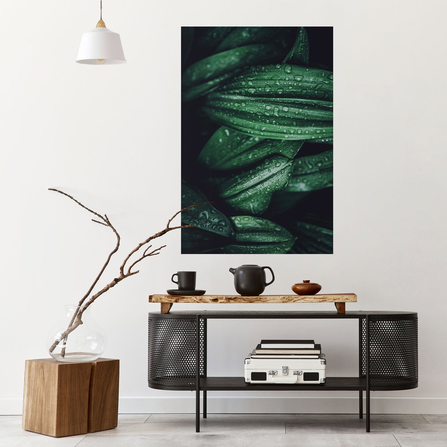 Poster verticale staccabile e attaccabile LUSH DROPLET DANCE