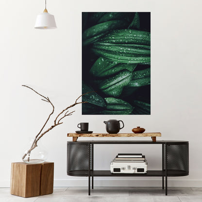 Poster verticale staccabile e attaccabile LUSH DROPLET DANCE