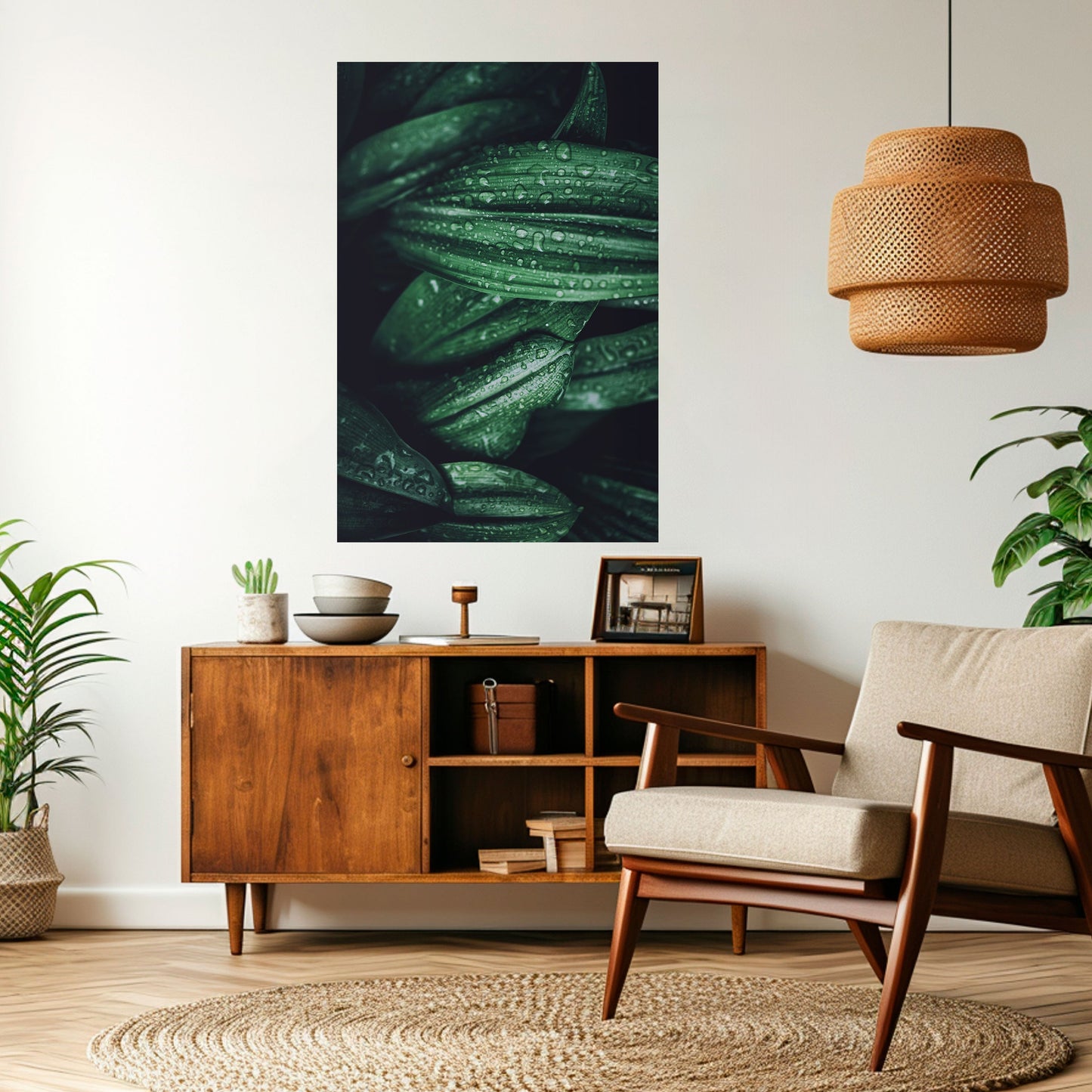 Poster verticale staccabile e attaccabile LUSH DROPLET DANCE