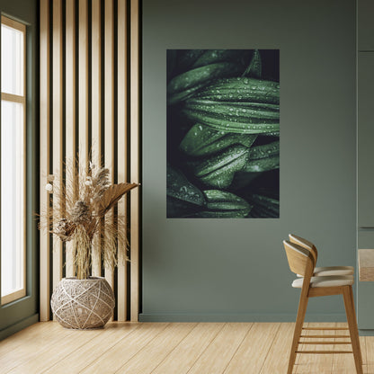 Poster verticale staccabile e attaccabile LUSH DROPLET DANCE