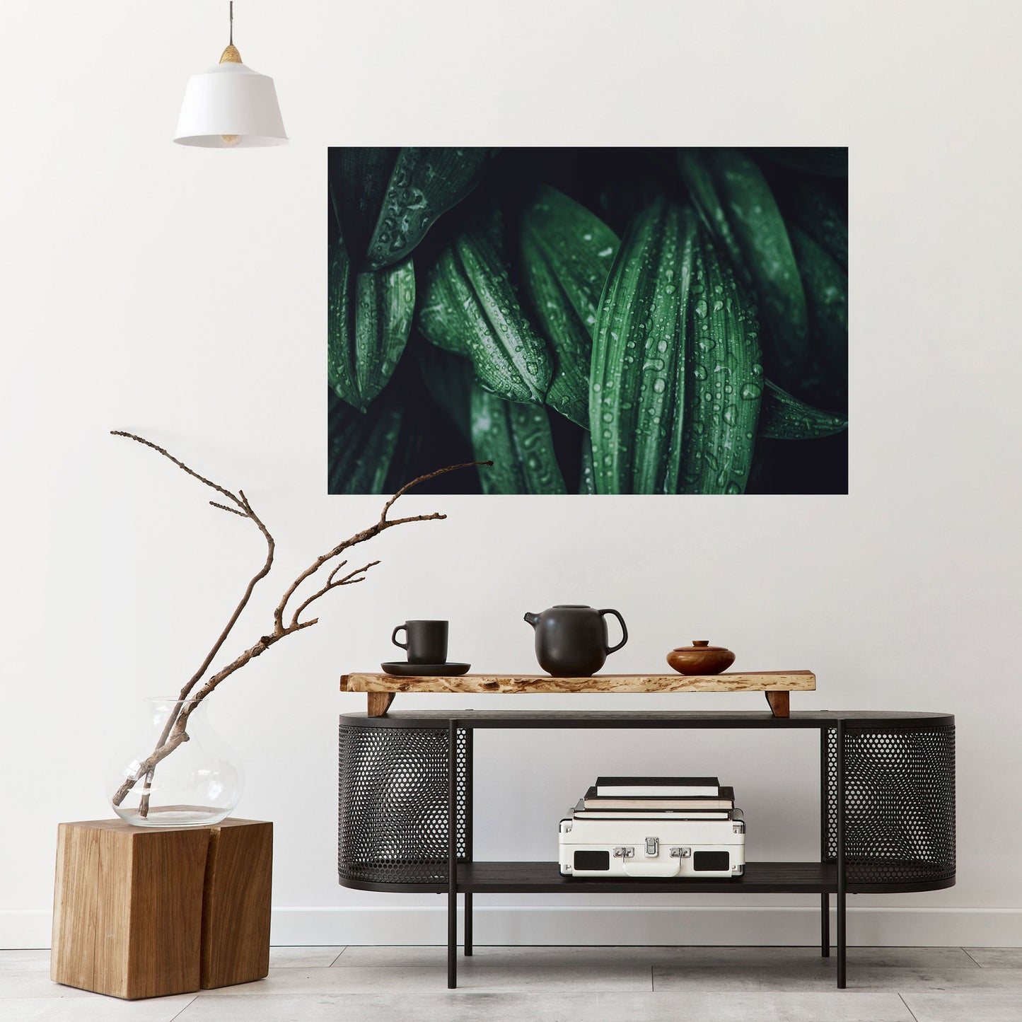 Poster orizzontale staccabile e attaccabile LUSH DROPLET DANCE