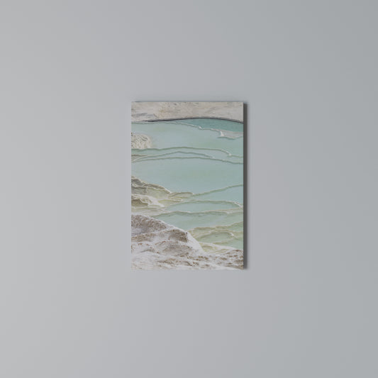 AQUAMARINE WHISPERS Stampa su Tela Verticale