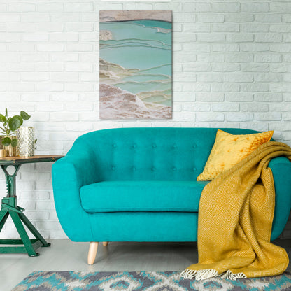 AQUAMARINE WHISPERS Vertical Canvas Print
