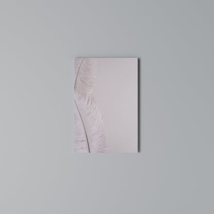 WHISPERING PINK FEATHERS Stampa su Tela Verticale