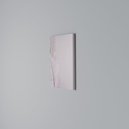 WHISPERING PINK FEATHERS Stampa su Tela Verticale