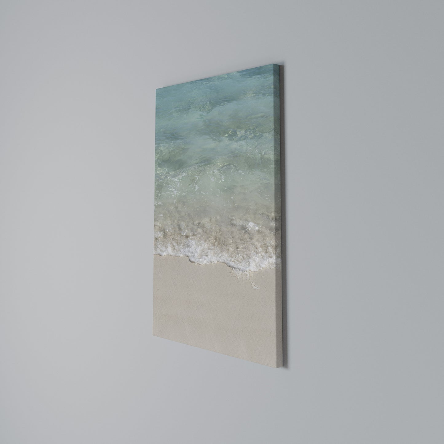 SERENITY BY THE SHORE Stampa su Tela Verticale