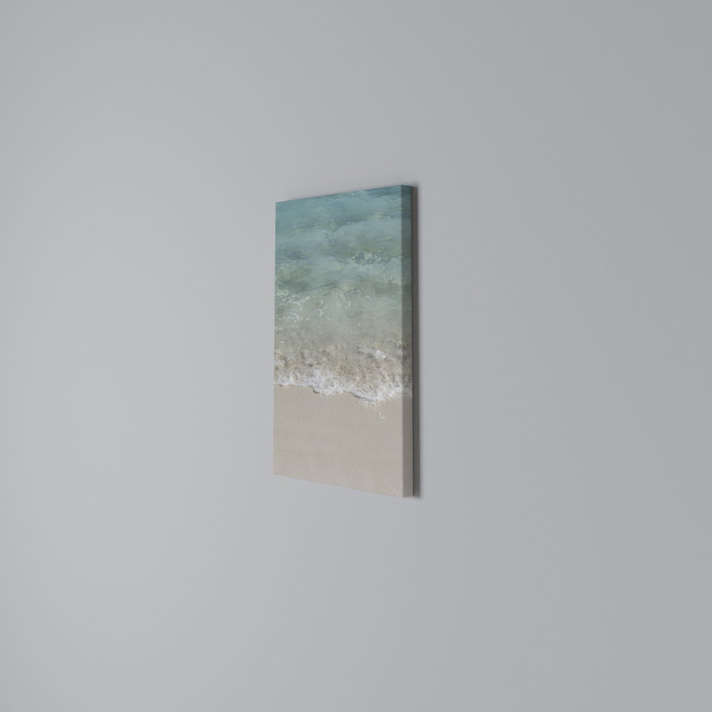 SERENITY BY THE SHORE Stampa su Tela Verticale
