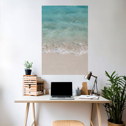 SERENITÀ SULLA RIVA Poster verticale staccabile e attaccabile