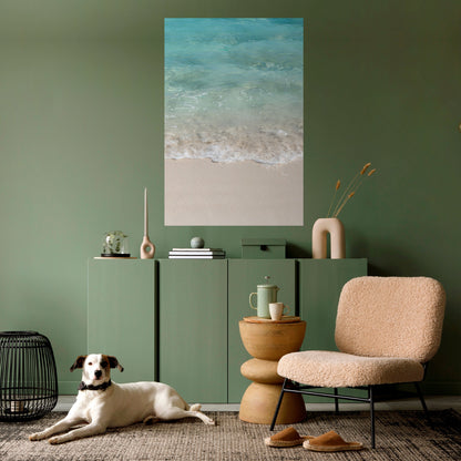 SERENITÀ SULLA RIVA Poster verticale staccabile e attaccabile