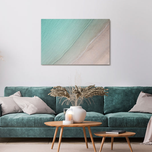 COASTAL CALM ARTISTRY Stampa su tela orizzontale