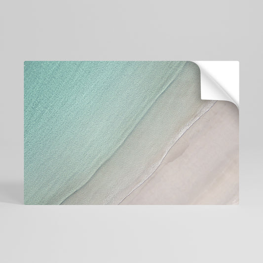 Poster orizzontale staccabile e attaccabile "COASTAL CALM ARTISTRY"