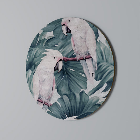 POPINJAY LOOK Round Wall Art