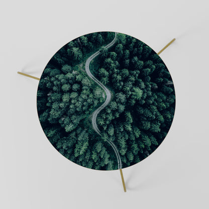 FORESTED SERPENTINE ROUTE Coffee Table 60