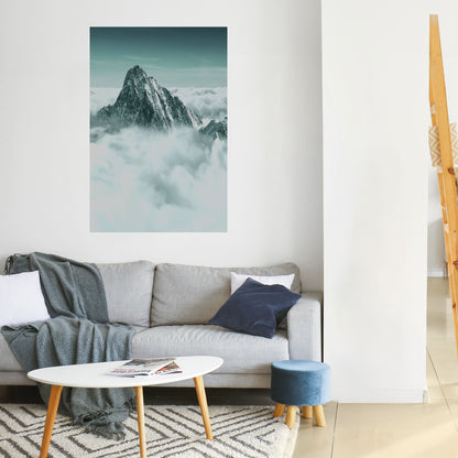 Poster verticale staccabile e attaccabile CLOUD-KISSED PEAK