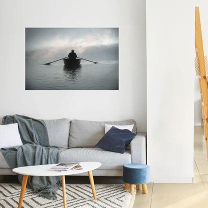 NAVIGA VERSO L'IGNOTO Poster orizzontale staccabile e attaccabile