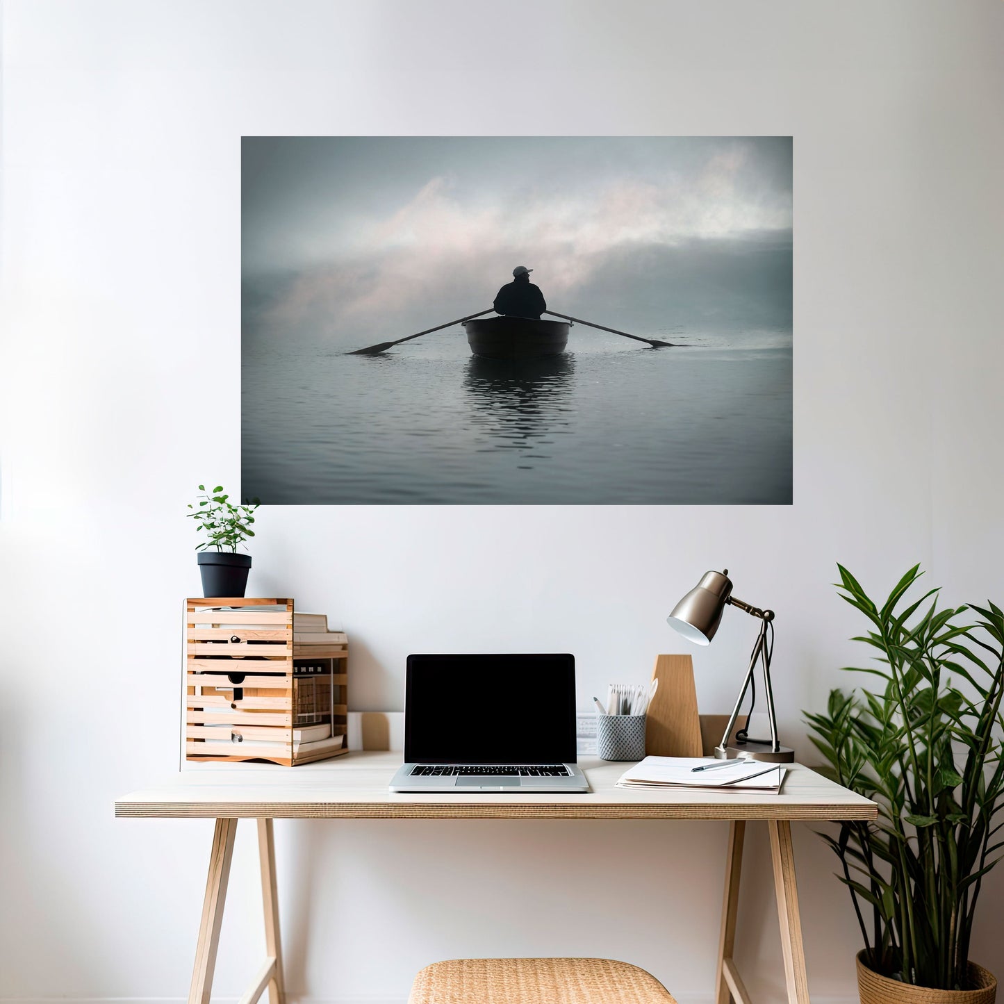 NAVIGA VERSO L'IGNOTO Poster orizzontale staccabile e attaccabile