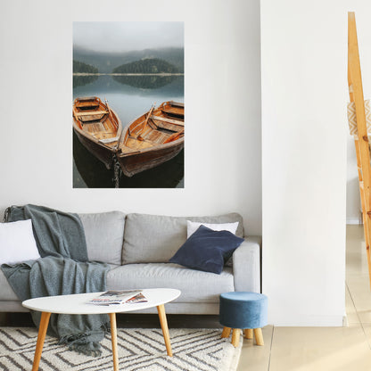 Poster verticale staccabile e attaccabile HARMONY OF BOATS