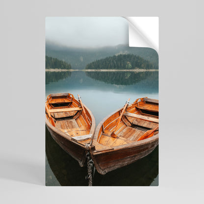 Poster verticale staccabile e attaccabile HARMONY OF BOATS