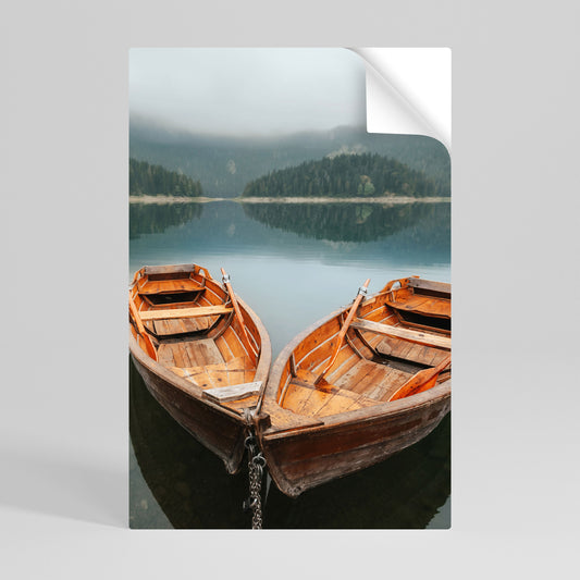Poster verticale staccabile e attaccabile HARMONY OF BOATS