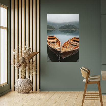 Poster verticale staccabile e attaccabile HARMONY OF BOATS