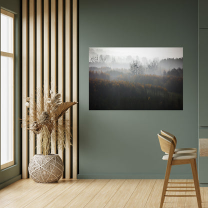 Poster orizzontale staccabile e attaccabile AUTUMNAL HAZE