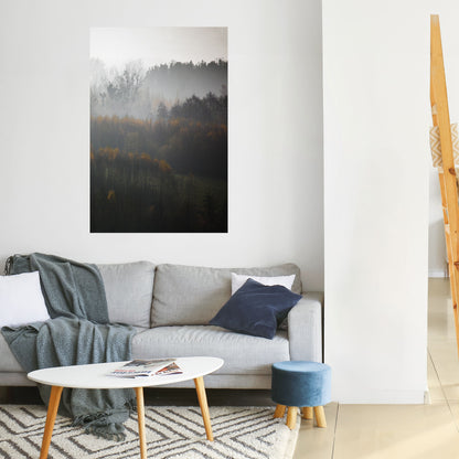 Poster verticale staccabile e attaccabile AUTUMNAL HAZE