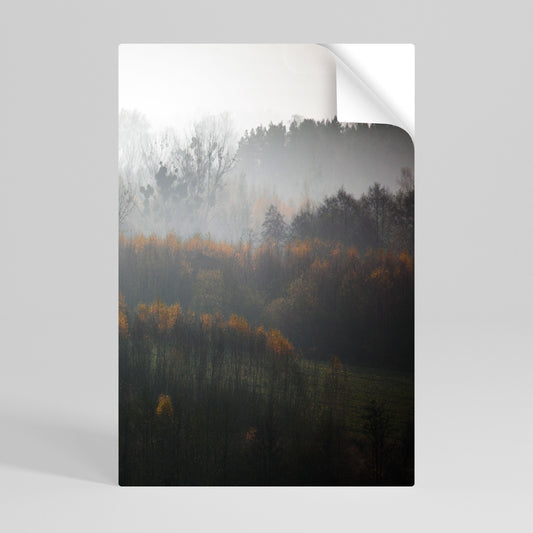 Poster verticale staccabile e attaccabile AUTUMNAL HAZE