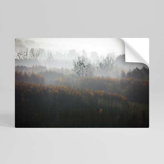 Poster orizzontale staccabile e attaccabile AUTUMNAL HAZE