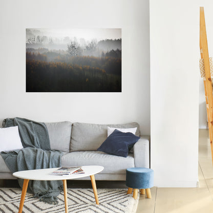Poster orizzontale staccabile e attaccabile AUTUMNAL HAZE
