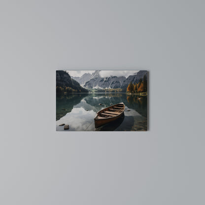 MOUNTAINSIDE REFLECTIONS Stampa su tela orizzontale