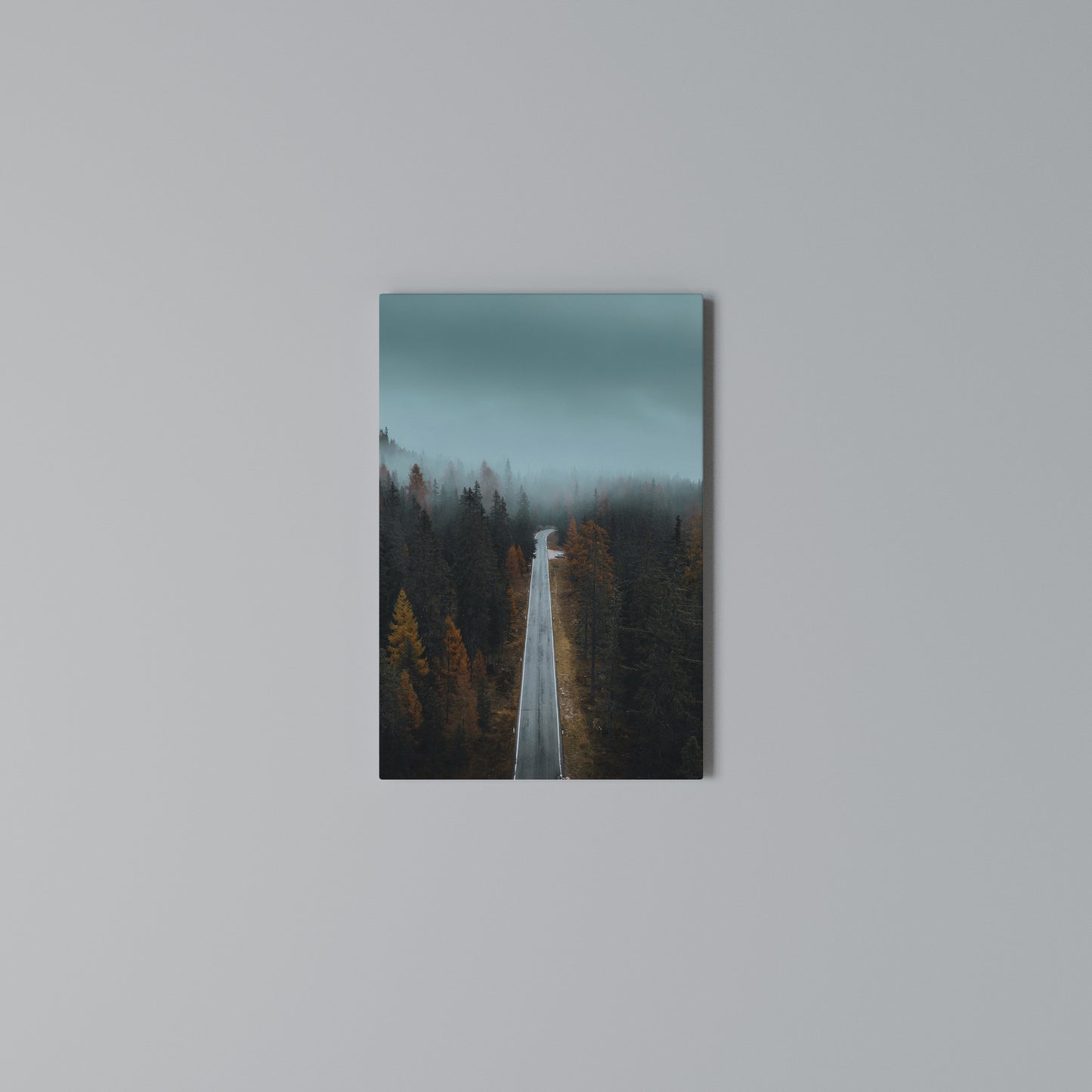 SERENE ROADWAY ESCAPE Stampa su Tela Verticale