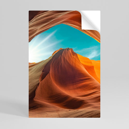 Poster verticale staccabile e attaccabile THE CANYON'S WHISPER