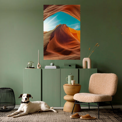Poster verticale staccabile e attaccabile THE CANYON'S WHISPER
