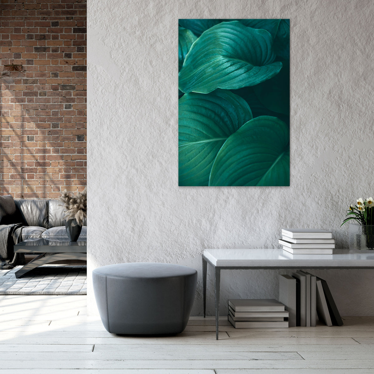 SUBTLE BOTANICAL HUES Vertical Canvas Print