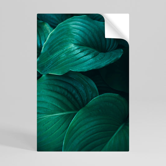 Poster verticale staccabile e attaccabile con delicate tonalità botaniche
