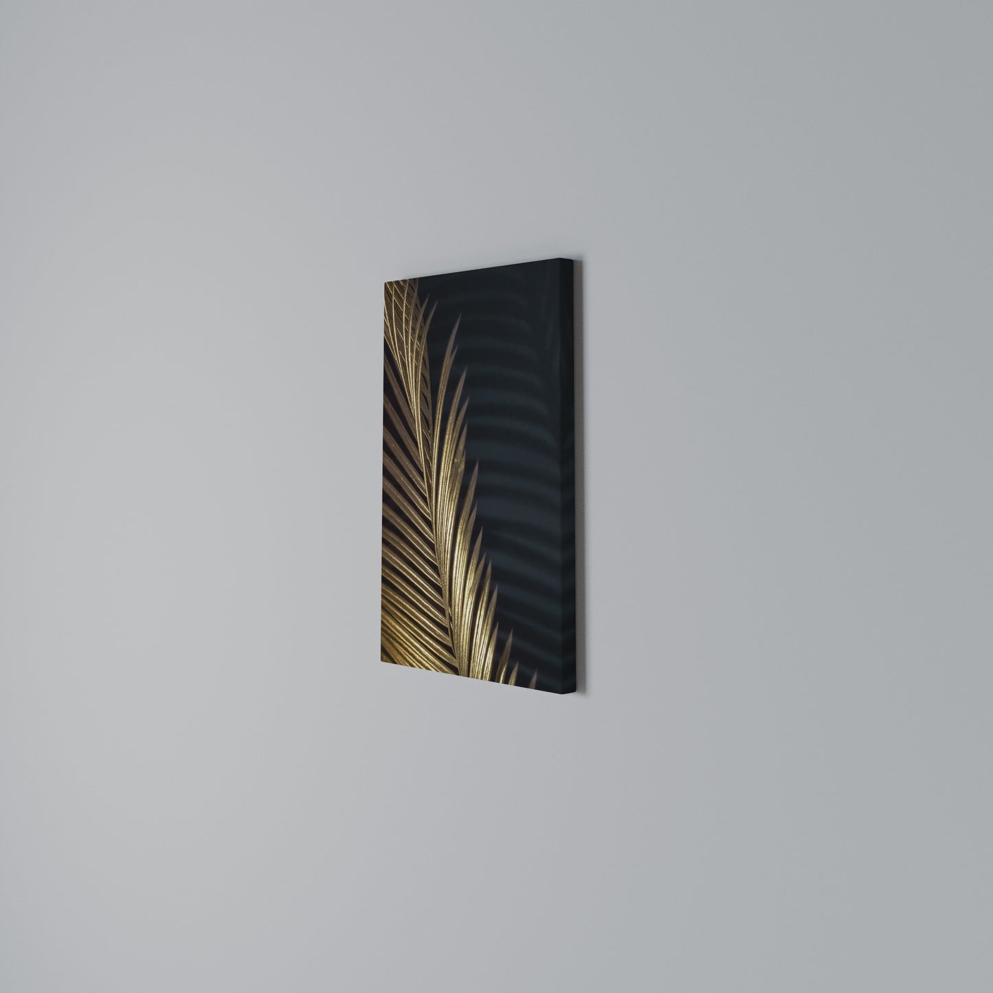 LUXE LEAF DANCE Vertical Canvas Print