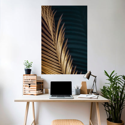 Poster verticale staccabile e attaccabile LUXE LEAF DANCE