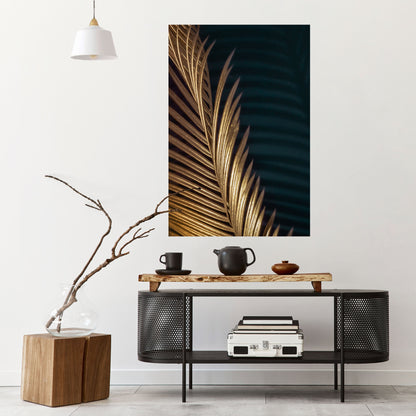 Poster verticale staccabile e attaccabile LUXE LEAF DANCE
