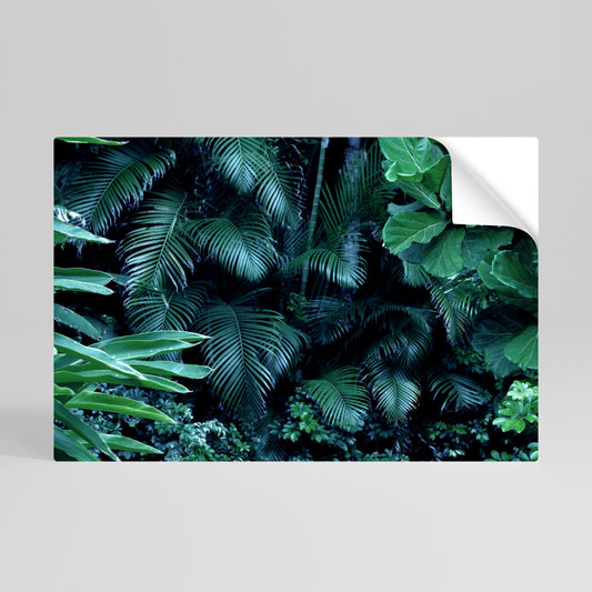 DEEP JUNGLE SERENADE Poster orizzontale staccabile e attaccabile