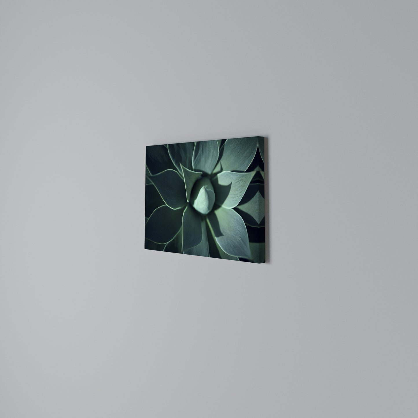 MYSTICAL GREEN WHORL Stampa su tela orizzontale