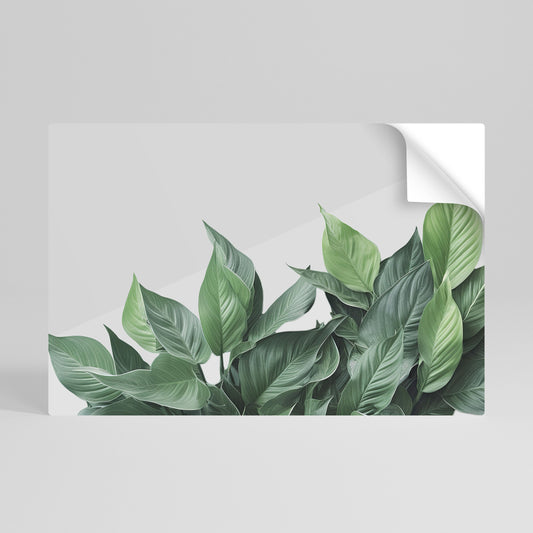 Poster orizzontale staccabile e attaccabile LUSH LEAFY WHIMSY