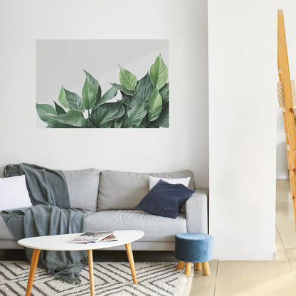 Poster orizzontale staccabile e attaccabile LUSH LEAFY WHIMSY