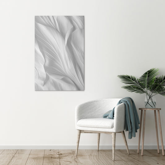 SILKEN SERENITY Vertical Canvas Print