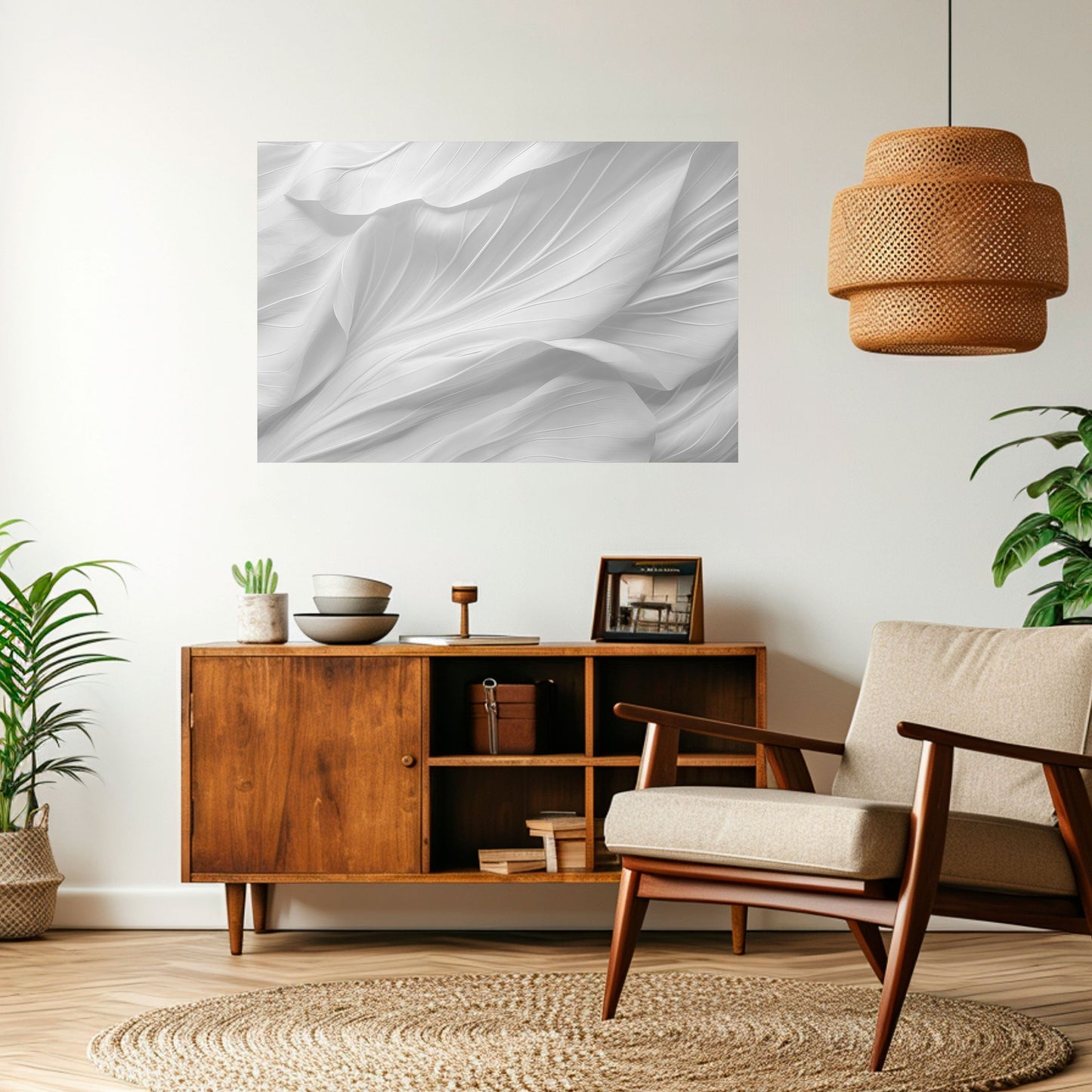 SILKEN SERENITY Poster orizzontale staccabile e attaccabile