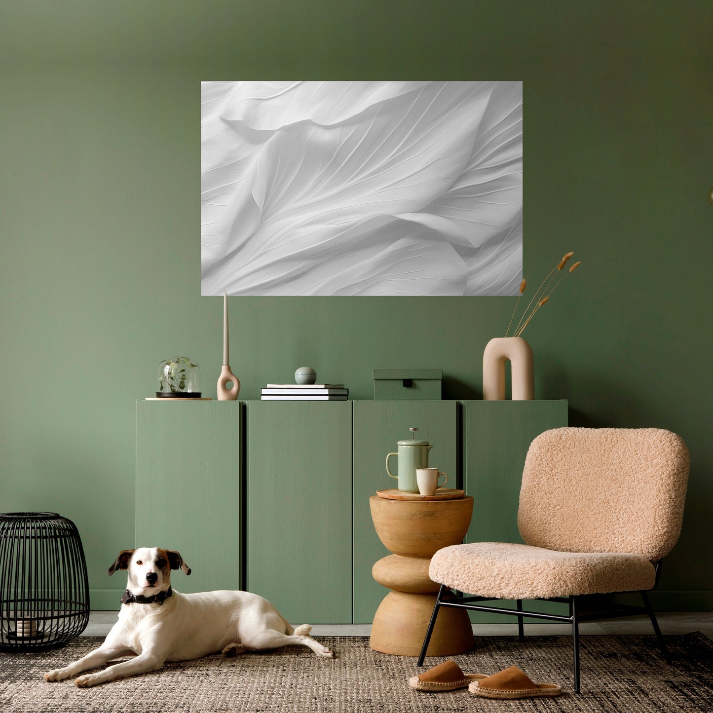 SILKEN SERENITY Poster orizzontale staccabile e attaccabile