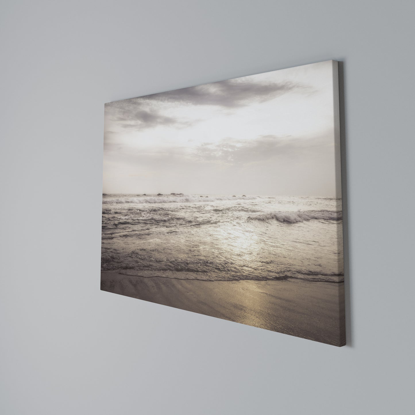 WHISPERS OF THE OCEAN Stampa su tela orizzontale