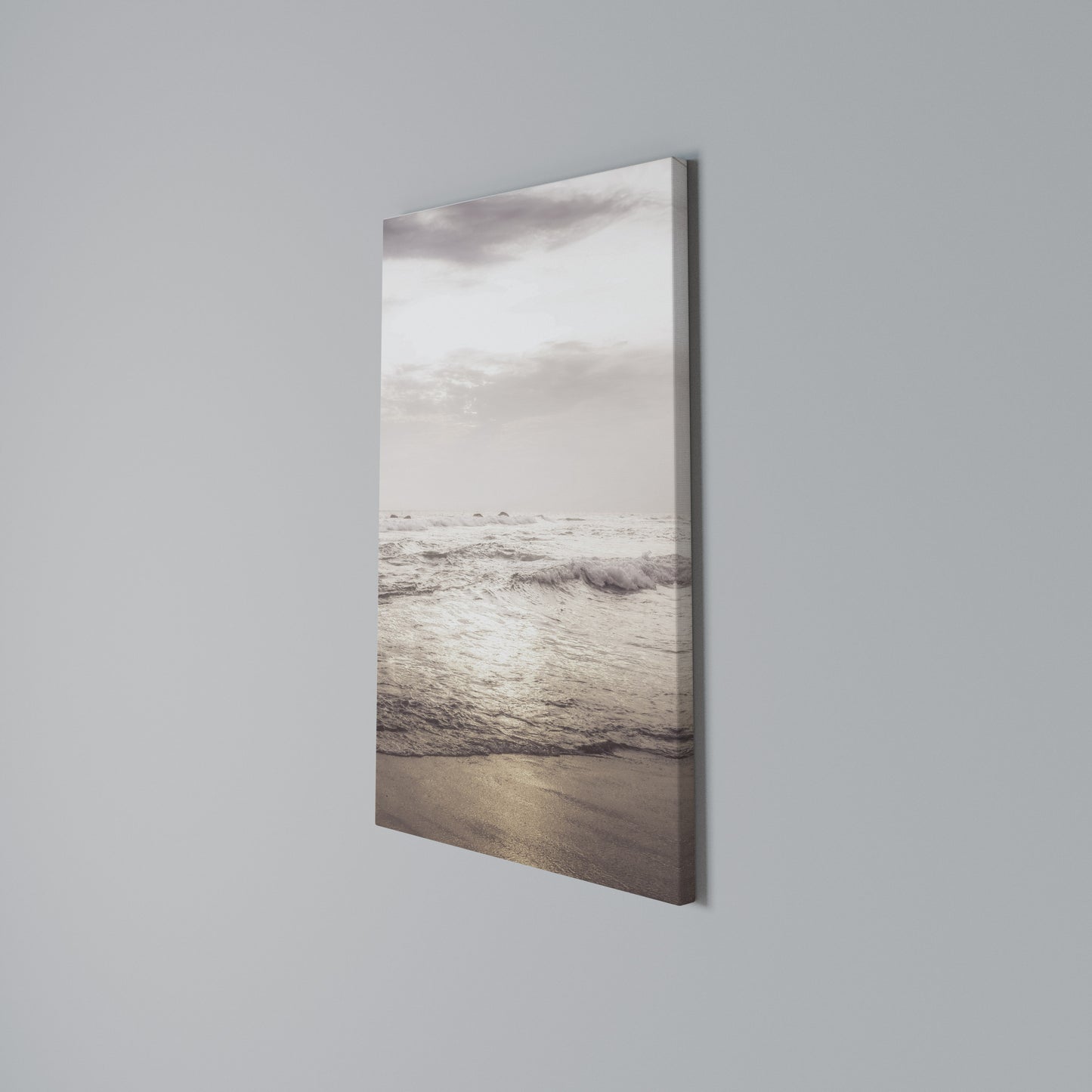 WHISPERS OF THE OCEAN Stampa su Tela Verticale
