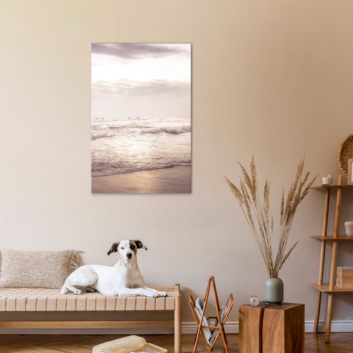 WHISPERS OF THE OCEAN Vertical Canvas Print